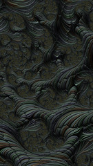 Artistic and imaginative digitally designed abstract 3D background