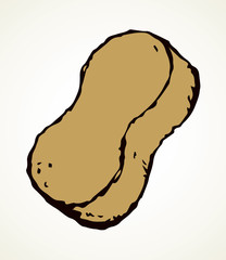 Sponge for washing dishes. Vector drawing