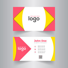 Abstract Corporate Business card Template.