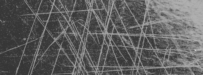 Abstract monochrome grunge stripes background for design.