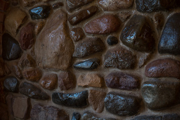 stone background on the wall