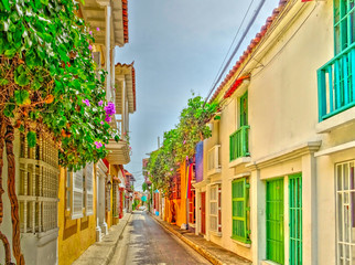 Cartagena de Indias, Colombia, HDR Image - obrazy, fototapety, plakaty