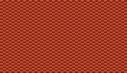 Red brick plastic texture repeat carbon, block geometric seamless virtual background for online conferences, online transmissions. Abstract design vector illustration