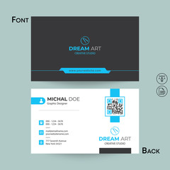 Simple and Clean professional Business Card Template
