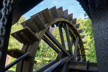 old mill wheel