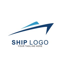 Premium Ship logo with modern concept