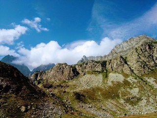 high mountain landscape
