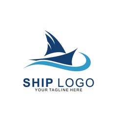 Premium Ship logo with modern concept