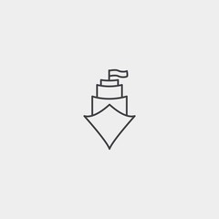 Premium Ship logo with modern concept