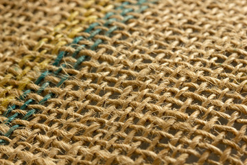brown burlap textile background texture