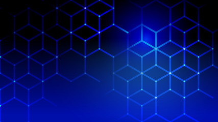 Abstract light and shade creative technology background. Vector illustration.