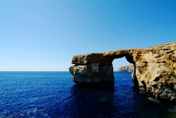 Malta - Ghajn 2005 : View Of Azure Window Gozo At Afternoon