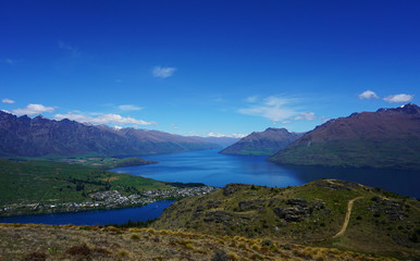 Mountains lake