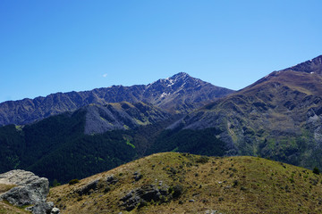Obraz premium Mountain range in New Zealand