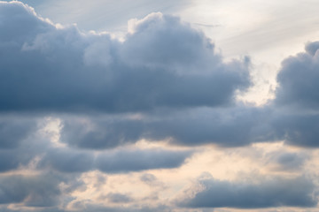 Obraz premium 東京の秋の空と雲０６