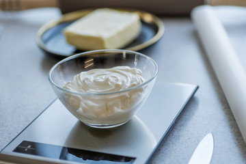 Step-by-step instructions for making bagel cookies for use in recipe illustrations. sour for...