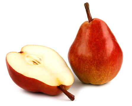 whole-grain and half pear