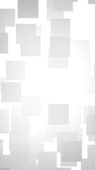 White abstract background. Misty backdrop with grey squares. 3D illustration