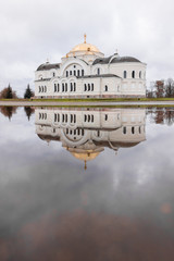 Obraz premium BELARUS CITY OF BREST January 2, 2019. Brest castle St. Nicholas Garrison Cathedral.Orthodox Church of the Fortress.