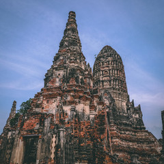 AYUTTHAYA, THAILAND many Tourists from around the world MUST visit went come to Thailand,  Ayutthaya is old Thailand grand palace and famous sightseeing place, world heritage of Thailand
