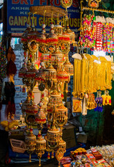 Beautiful colorful Bangles at Katra main market of Jammu
