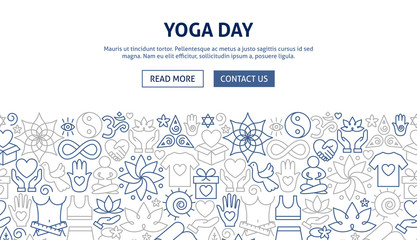 Yoga Day Banner Design
