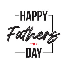 Type lettering composition of  happy fathers day