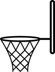 Fototapeta na wymiar Basketball Net Icon