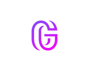 Obraz premium Letter G logo icon design template elements