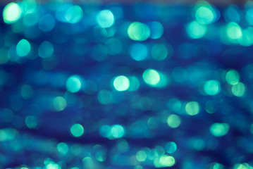 Obraz premium abstract green with blue bokeh background 