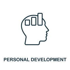 Personal Development icon from business training collection. Simple line Personal Development icon for templates, web design and infographics