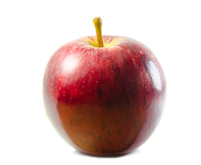 red apple isolated on white background