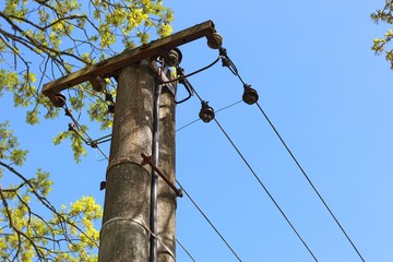 old power pole