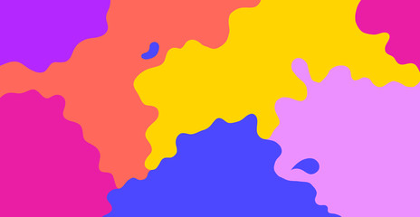 Colorful abstract background. Modern vector pattern with multicolor abstract shapes.