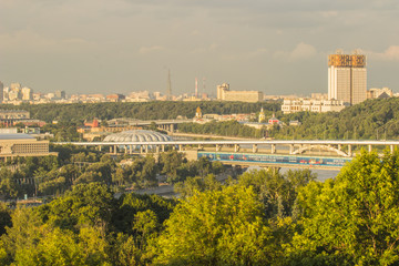 panoramic view of Moscow