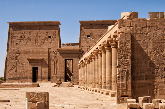 Temple of Isis on Agilkia Island, Egypt