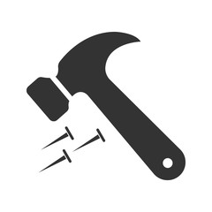 Hammer tool icon