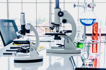 Scientific laboratory equipment in the laboratory.