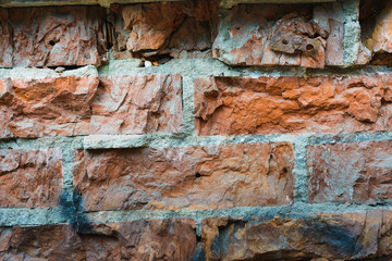 Brick wall - architecture abstract pattern