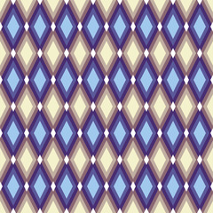 Argyle seamless vector pattern background. Pattern of a rhombuses.