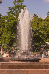 Fototapeta premium fountain in the park