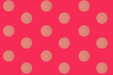 modern bright pop art, texture, seamless pattern of slices of pink boiled sausage, concept of healthy eating, dieting, snacking at work, at school, student fast food