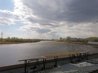 Naklejka premium Tobol River, Kurgan