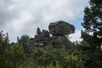 rock formation at peneda geres national park viana do castelo braga