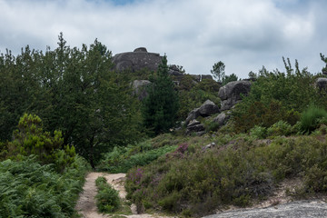 cloudy day at peneda geres national park viana do castelo braga