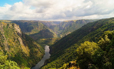 view of the river in the mountains