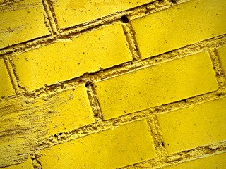 The texture of brick and paving tiles. Made with a mobile in Belarus.