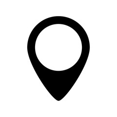 Map pointer.Pointer mark on the map.Arrow symbol on isolated background . Gps navigation application . Map pointer symbol. Vector illustration