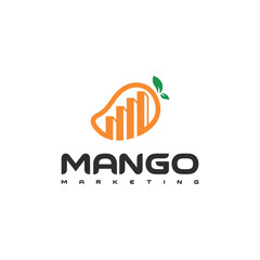 fruit mango marketing logo,marketing logo, Vector Logo Template