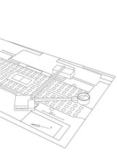 planimeter on a plan